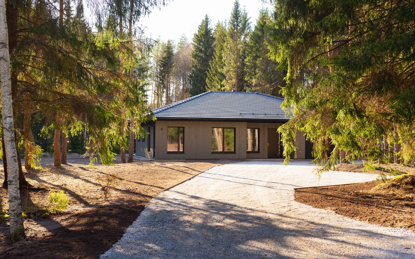 Valmis müügimaja välisvaade