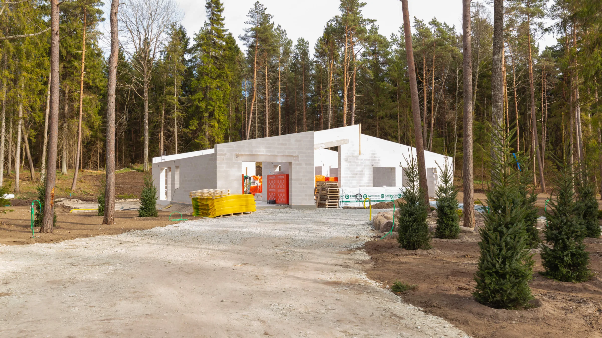 Tellimustööna valminud maja välisvaade